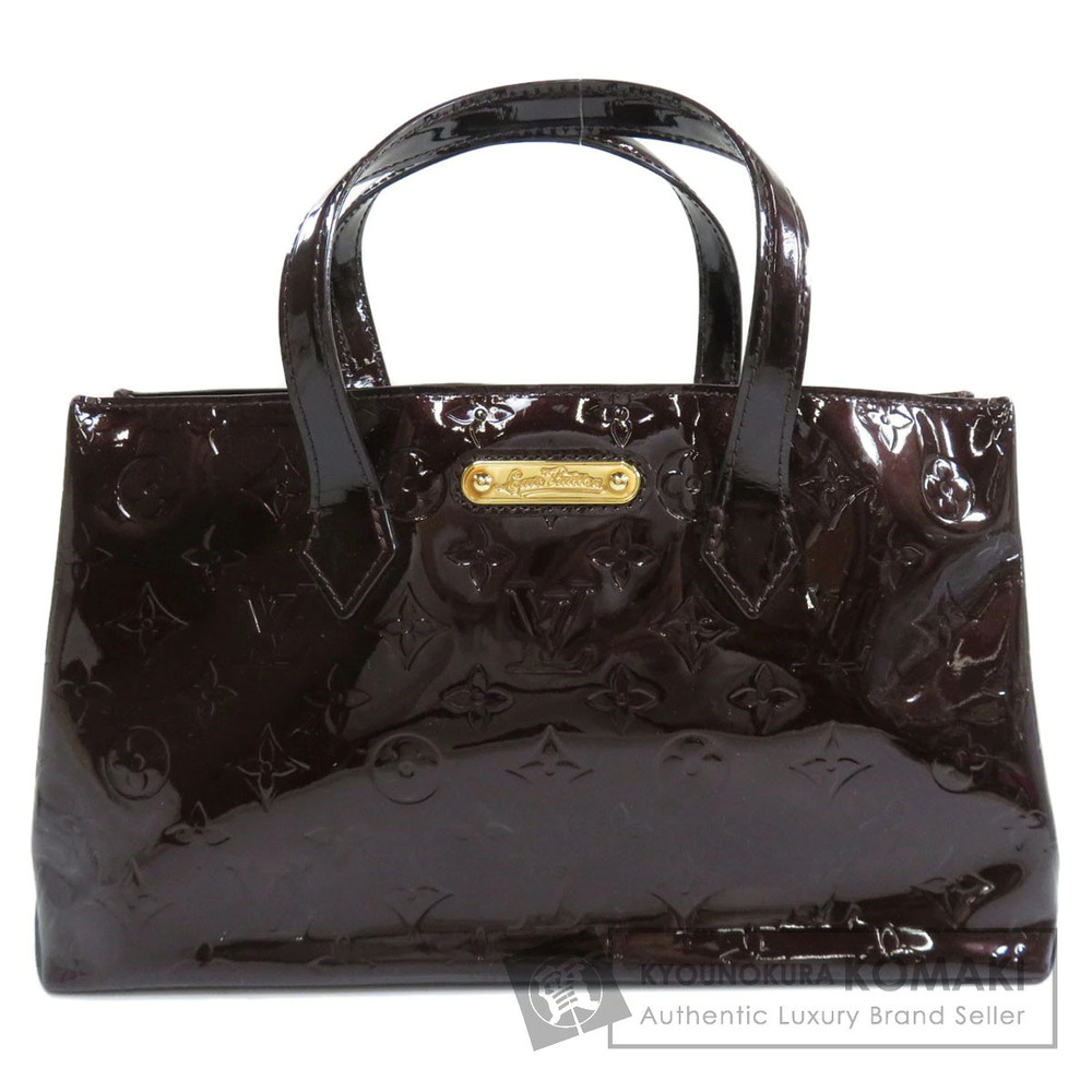 Louis Vuitton Wilshire Vernis Handbag Leather